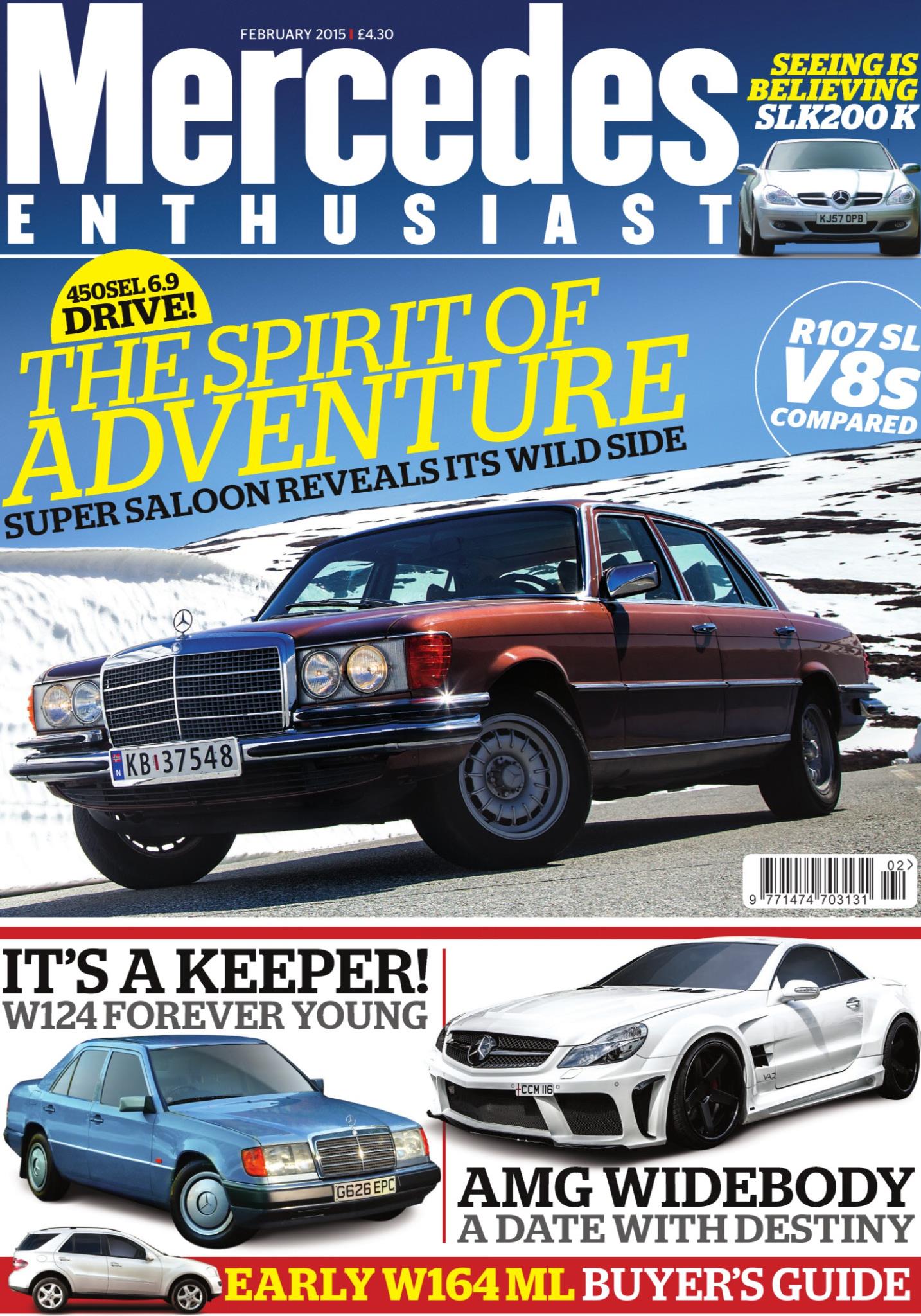 Журнал Mercedes enthusiast. february 2015